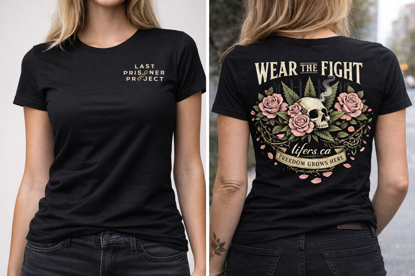 Advocacy Women's FREEDOM FLOWER Graphic T-Shirt